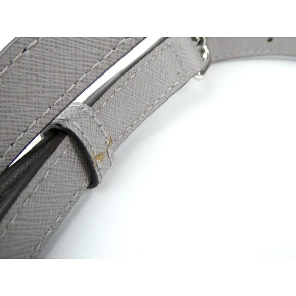 Michael Kors Abbey Gray Silver Perforated Leather Mini Backpack - Picture 6 of 16